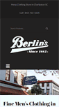 Mobile Screenshot of berlinsclothing.com